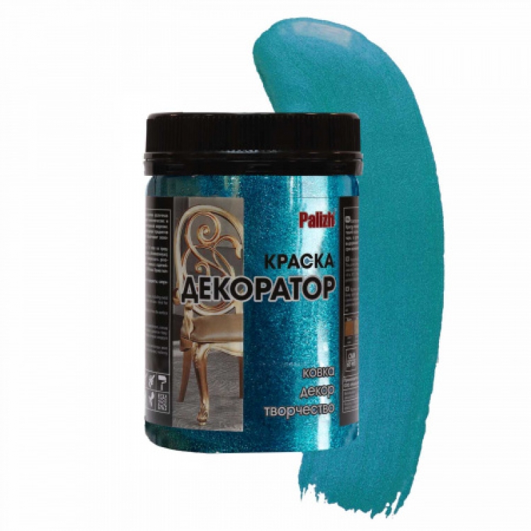 Краска Декоратор Palizh® акриловая № 195, атлантика (0,25кг)