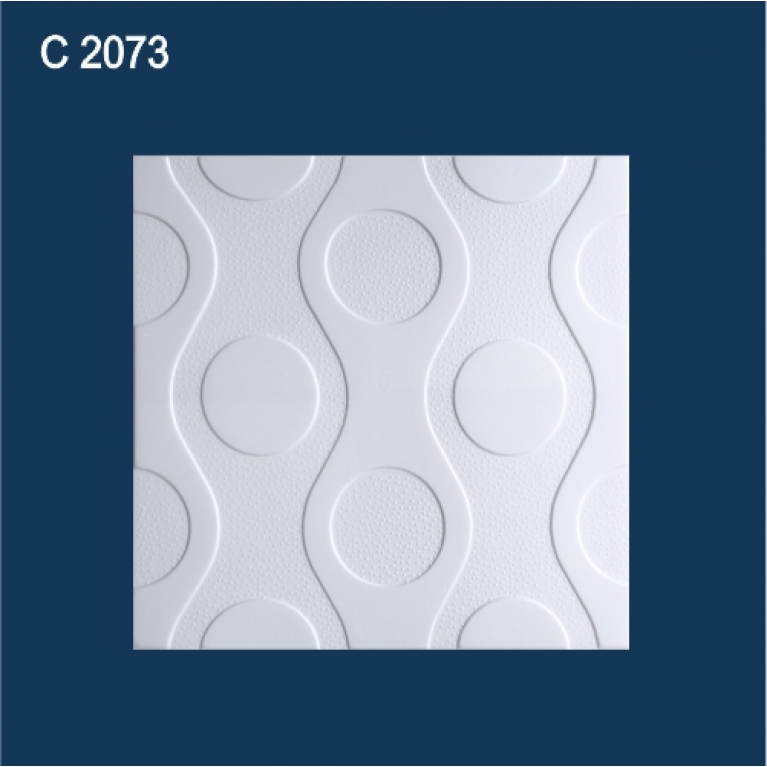 С2073 плита потолочная экструдированная, белая, РФ м.кв.