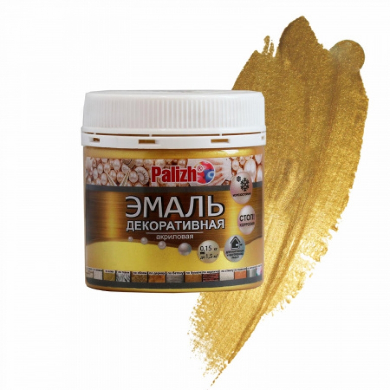 Эмаль Palizh® акриловая сусальное золото № 94 (0,15кг)