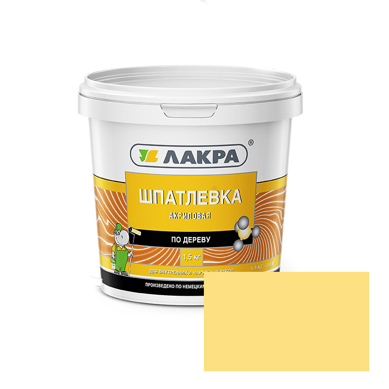 Шпатлевка Лакра®  сосна по дереву (1,5кг)