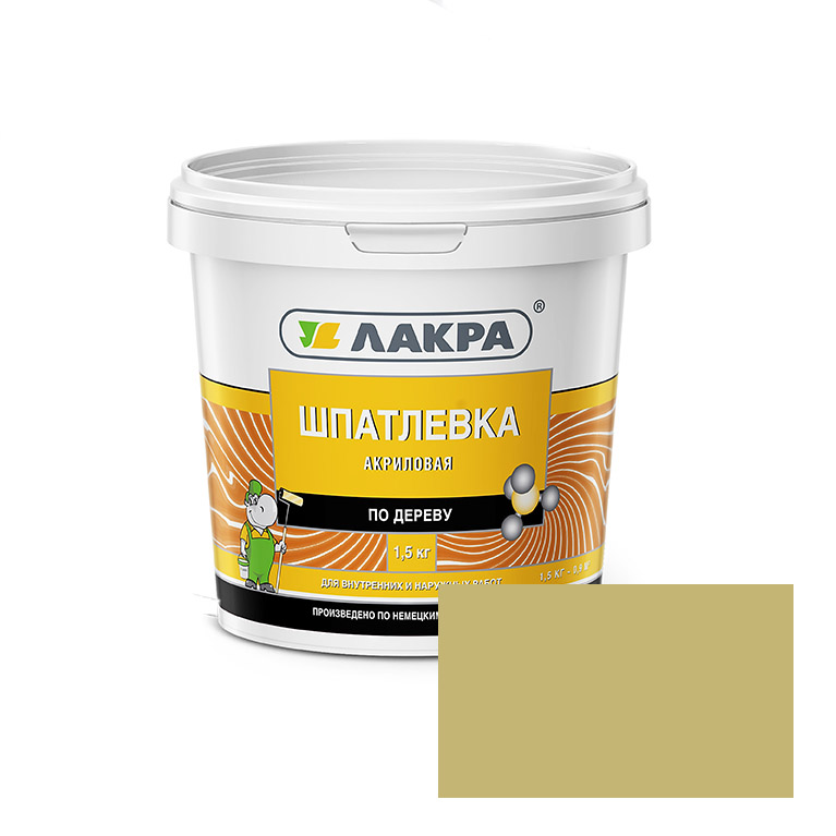 Шпатлевка Лакра®  дуб по дереву (1,5кг)