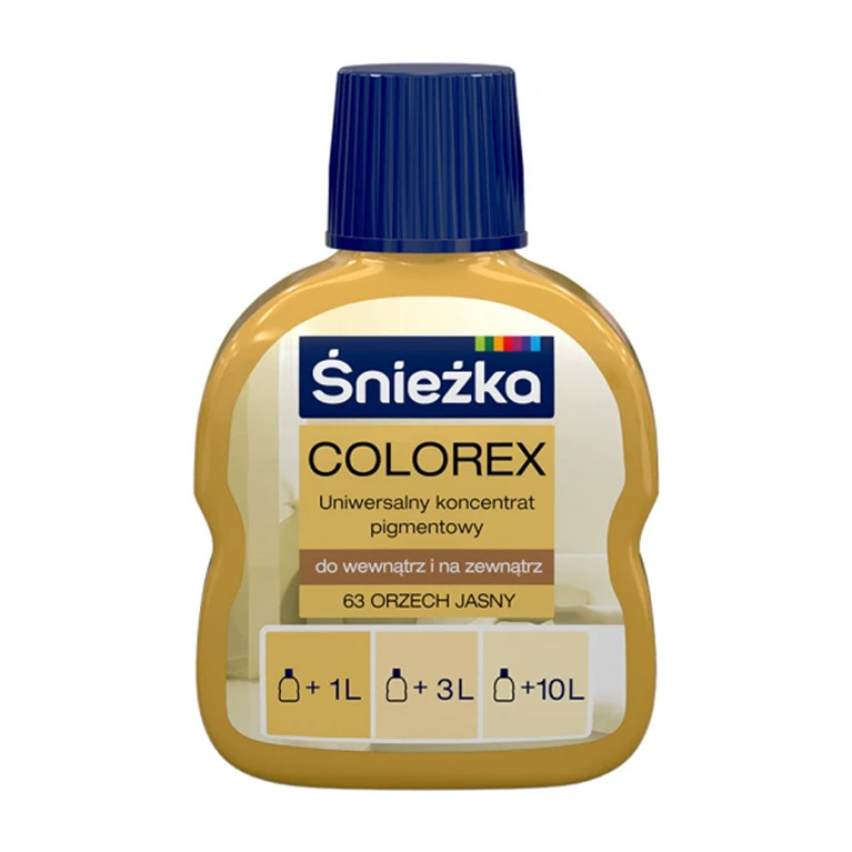 Пигментный концентрат Sniezka® Colorex №63  орех светлый 100 мл (0,1 л)