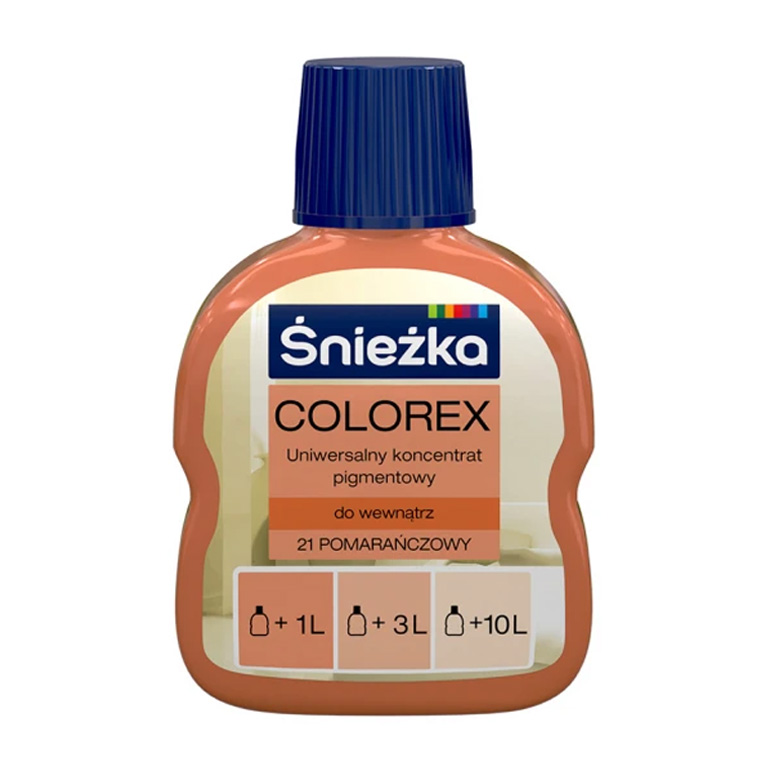 Пигментный концентрат Sniezka® Colorex №21  оранжевый 100 мл (0,1 л)