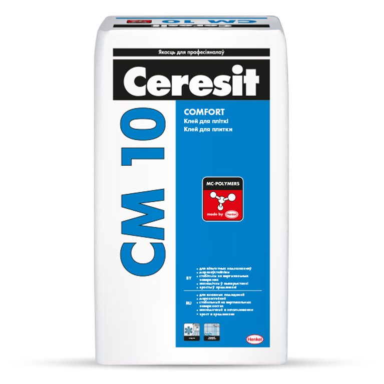 Клей для плитки Ceresit® CМ10 Comfort (25 кг)