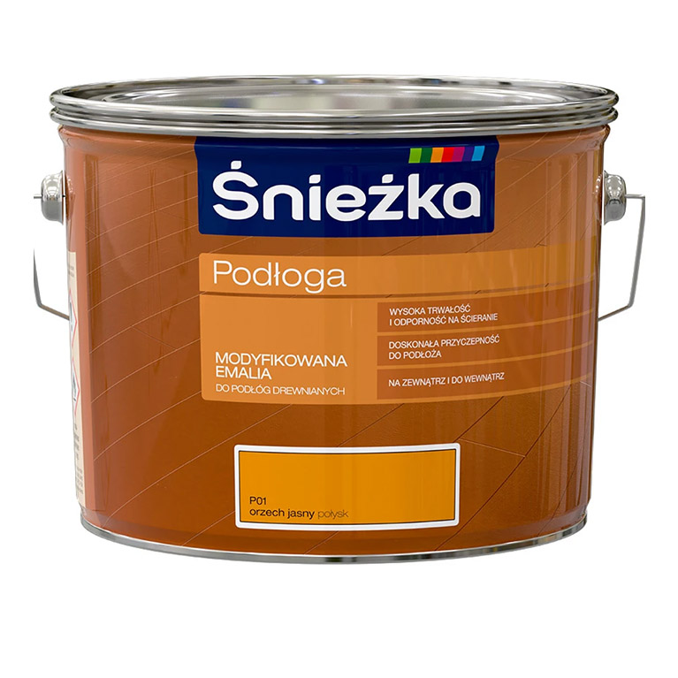Эмаль Sniezka® Podloga алкидная орех светлый (2,5 л) для пола