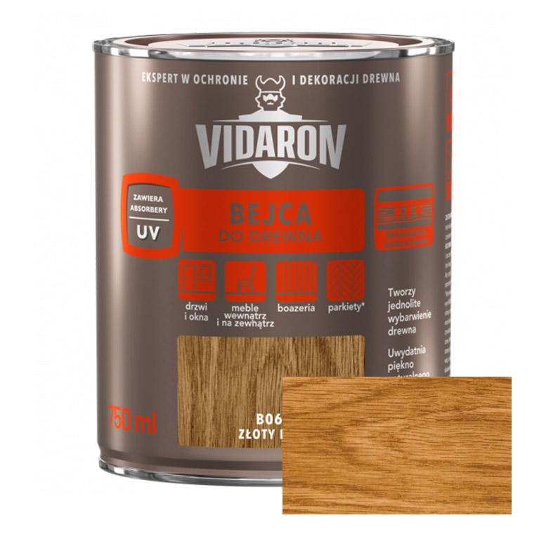 Vidaron Морилка для дерева сосна орегон В02 0,75л