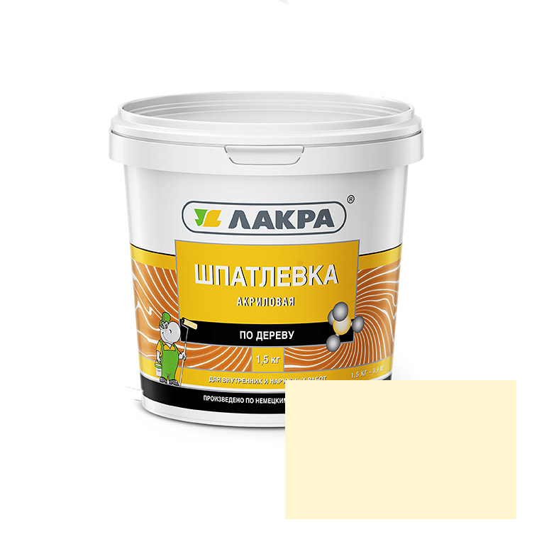 Шпатлевка Лакра®  береза по дереву (1,5кг)