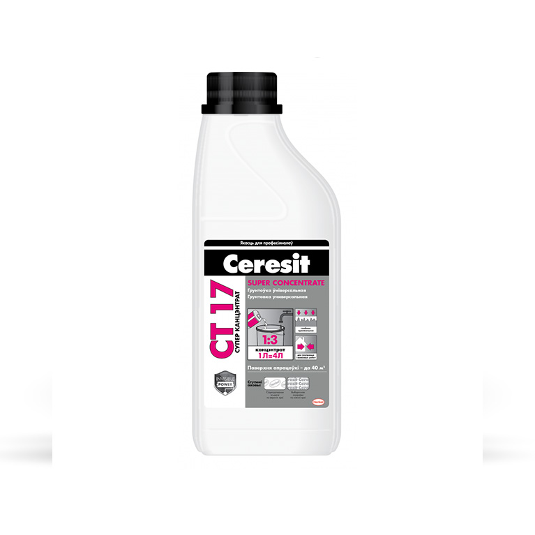Грунт Ceresit® CT 17  Super Concentrate 1:3 (1л)
