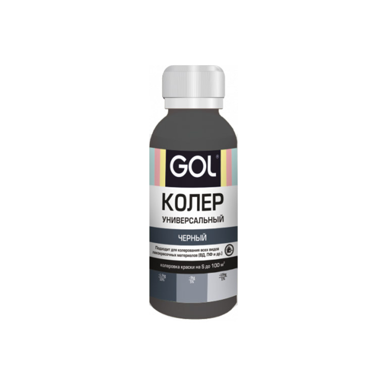 Паста колеровочная Palizh® GOL черный № 61 (0,1л)