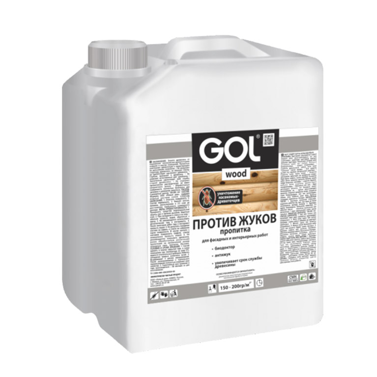 Пропитка Palizh® GOL Wood  Против жуков Wd.277 (5кг)