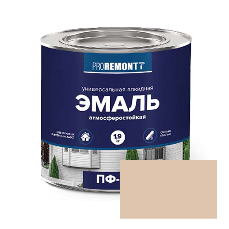 Эмаль  ProremontT ПФ-115 RAL 1015 слоновая кость (1,9кг)