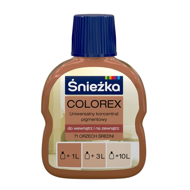 Пигментный концентрат Sniezka® Colorex №71  орех средний 100 мл (0,1 л)