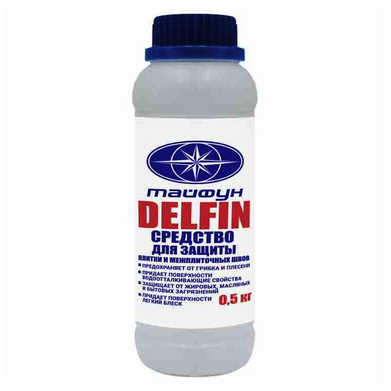 Cредство для защиты плитки и швов Тайфун Мастер DELFIN (0,5 кг)