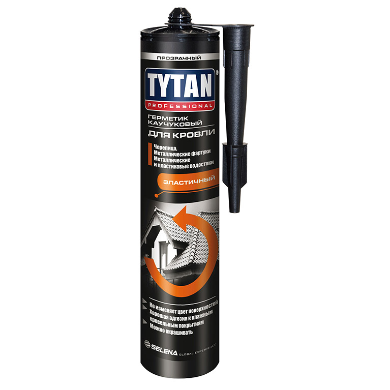 Герметик Tytan® для кровли каучуковый (310мл) бесцветный