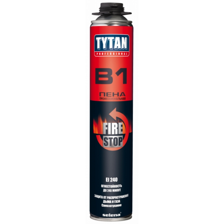 Пена профессиональная пистолетная огнестойкая Tytan® Professional В1 (750мл)